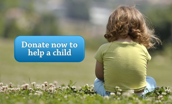 Donate now to help a child, on the SHINE for Kids website